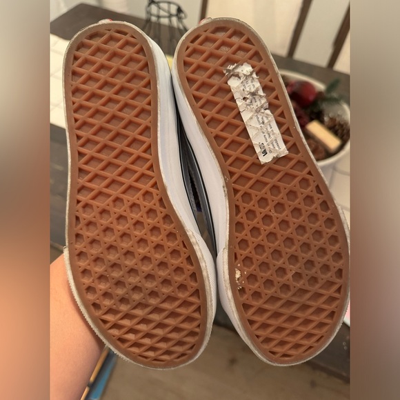 Vans SK8- Mid kids shoes. Blue and white. Size 3. EUC - Picture 8 of 9